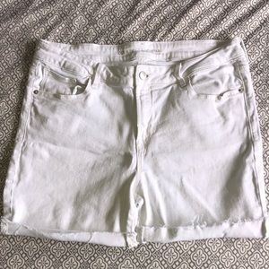 Old Navy White Jean Shorts